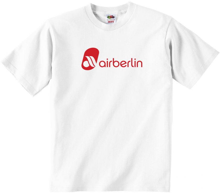 Air Berlin Retro Logo German Airline Aviation T Shirt  