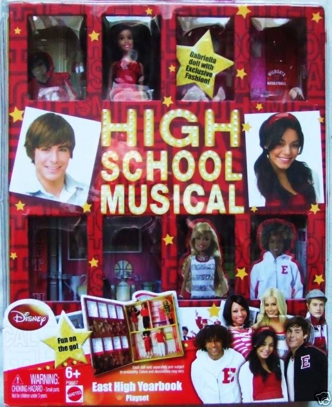 HIGH SCHOOL MUSICAL PLAYSET FOR 4 1/2 INCH DOLLS  