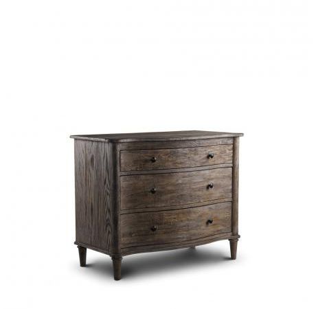   dresser chest hand made of Solid oak weathered finish 3 drawers  