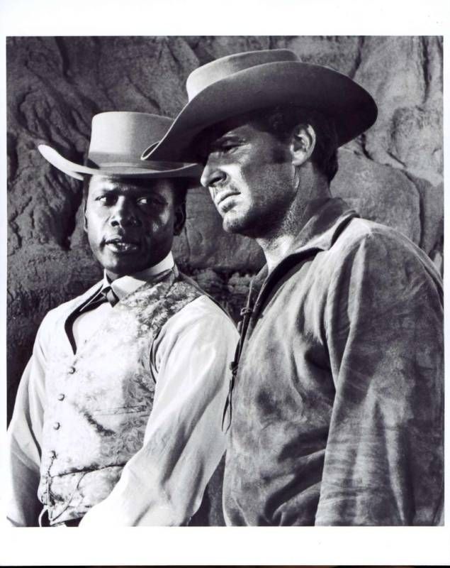 DUEL AT DIABLO JAMES GARNER SIDNEY POITIER PHOTO #G6828  