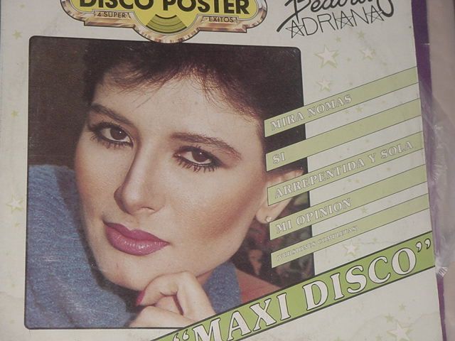 BEATRIZ ADRIANA~MAXI DISCO~ARREPENTIDA Y SOLA~SINGLE  