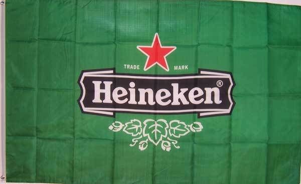 HEINEKEN BEER SIGN FLAG 3 X 5 BANNER GREEN  
