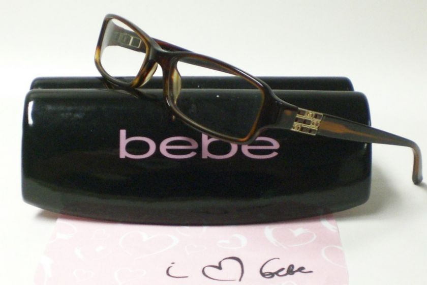 BEBE AGELESS BB5008 5008 SMOKED TOPAZ EYEGLASSES AUTH  