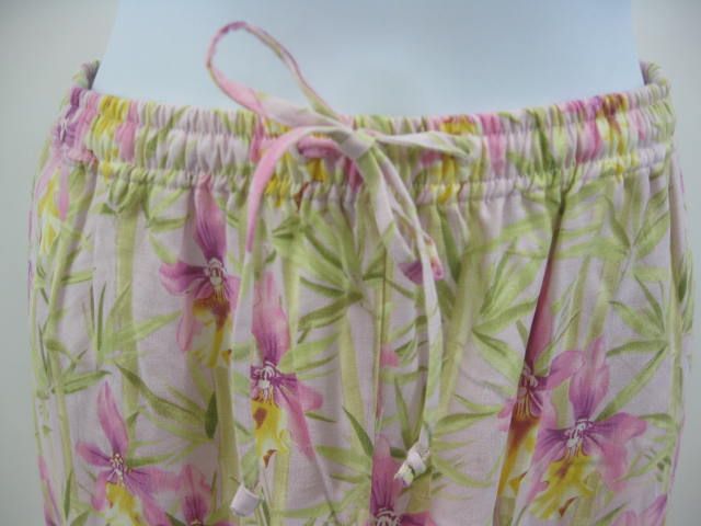 NWT TOMMY BAHAMA Purple Orchid Crop Capris SZ M $145  