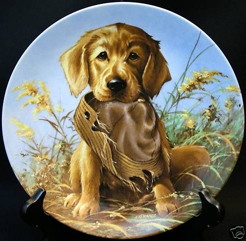 Golden Retriever Lynn Kaatz Knowles Collector Plate UKC  