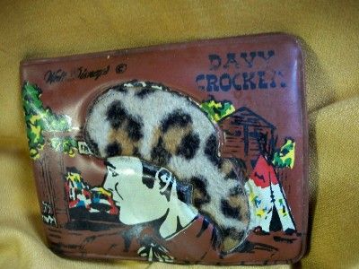 VINTAGE DAVY CROCKETT WALLET BILLFOLD WALT DISNEY 1950s  