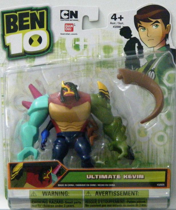 New BEN 10 Ten ULTIMATE ALIEN FORCE KEVIN V.2 Haywire Bandai  