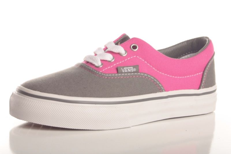 Vans Girls Kids Era Shoes Size 13 Pewter/Beetroot  