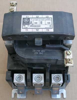 GE CR353 GJ3AB1 Definite Purpose Contactor 120 Amp  