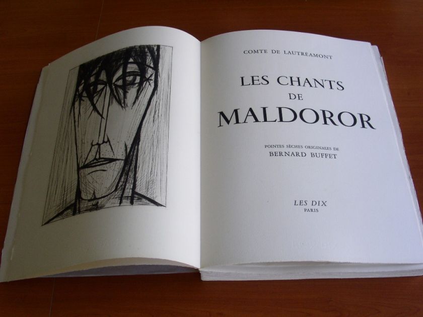 BERNARD BUFFET Maldoror w. 125 ETCHINGS 1952 /LTD ED.  