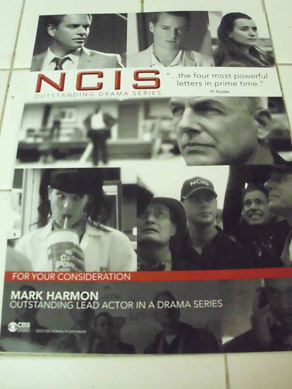 NCIS 2010 Emmy Ad MARK HARMON  