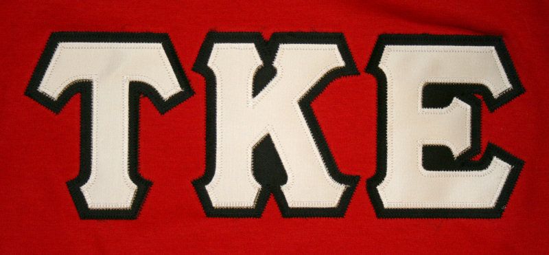 Tau Kappa Epsilon   Tackle Twill Lettered Tee   S 2XL  