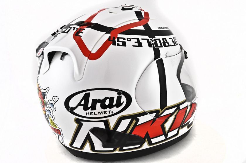 Arai Corsair V Haga Monza Helmet WHITE MED  