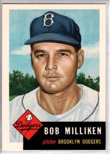 BOB MILLIKEN 1953 Topps Archives #221  