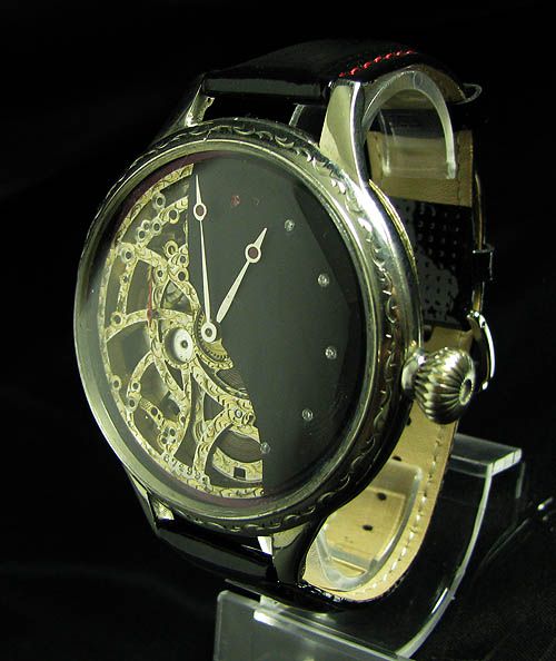 UNIQUE AND RARE TYPE OF WATCHES HALF SKELETON VERY BEAUTIFUL ANTIQUE 