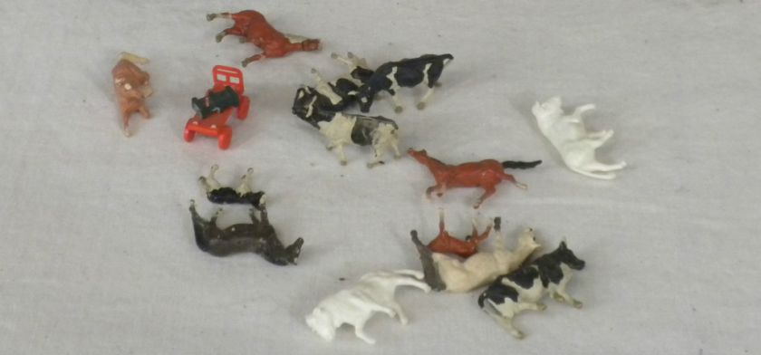 Tyco Ho Scale Animals Cows Horses Scenery  