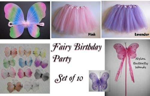 Princess Fairy party favors tutus, Tiaras, Wands Girl  