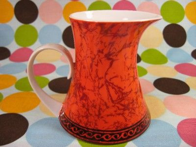 Flamenco Espana Block Bidasoa Red Creamer Spain  