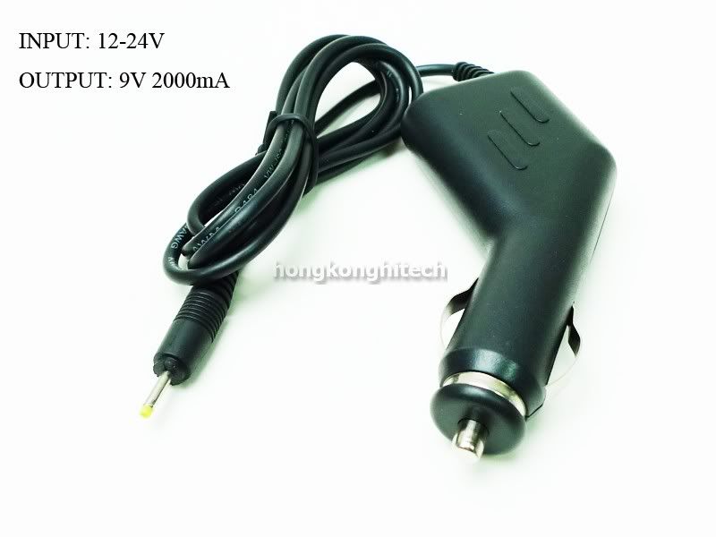 9V Car Charger for Adapter Flytouch 2 Superpad 3 T02  