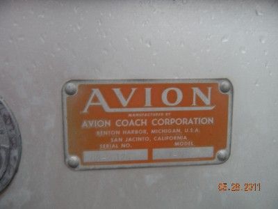 Avion 28 ft. 1971 Vintage Camper Trailer EXCELLENT CONDITION  