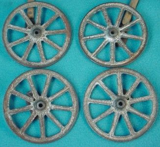 Antique Toy Wheels for Locomotive, or??? Cast Iron  