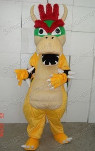 SUPER MARIO BOWSER KOOPA CARTOON MASCOT COSTUME SUIT  