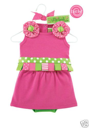 Mud Pie Baby Clothes Little Sprout CROP TOP / SKORT  