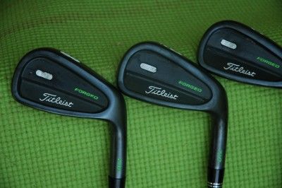 RARE TITLEIST 710 CB FORGED IRON SET 4 PW REFINISHED SATIN BLACK OXIDE 