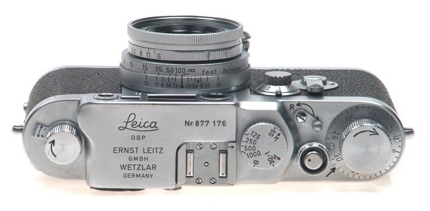 LEICA IIIg CAMERA ELMAR 2.8 f=5cm LENS CASED 2.8/50mm  