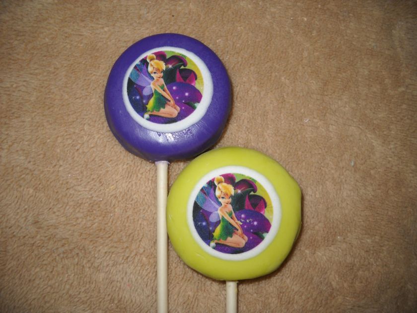 Chocolate Fairy Tinkerbell Lollipop Lollipops Favors  