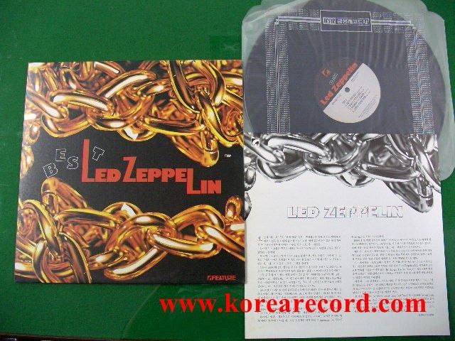 LED ZEPPELIN   BEST, KOREA LP PRESSING, ONLY AND UNIQUE  