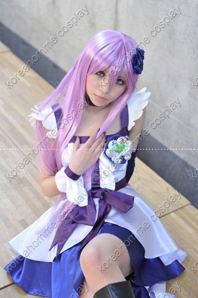 Heartcatch Precure Yuri CURE Moonlight Cosplay Wig  