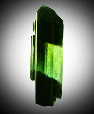 88ct 2.2 GemGREEN TOURMALINE Crystal Terminated Brazil  