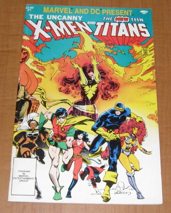 MARVEL AND DC PRESENT #1 X MEN NEW TEEN TITANS 1982  