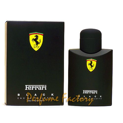 BLACK * FERRARI COLOGNE * 4.2 OZ 125 ML EDT * nib *  