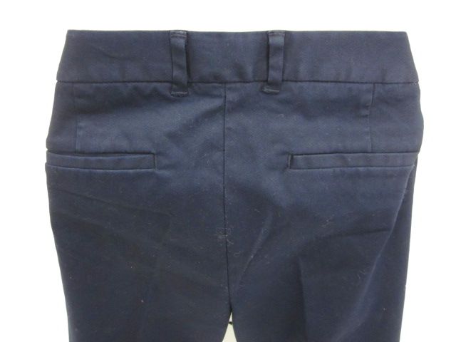 CREW Navy Blue City Fit Straight Leg Pants Sz 2 SP09  