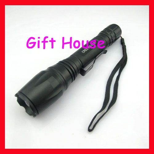   Lumen Zoomable CREE XM L T6 LED 18650 Flashlight Torch Zoom Lamp Light