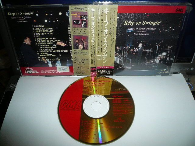   WILSON QUINTET EIJI KITAMURA KEEP ON SWINGIN JAPAN GOLD CD OBI 3500yen