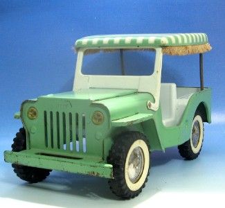 1963 RARE Vintage Tonka~ OUTDOOR LIVING JEEP SURREY Green #2140 and 