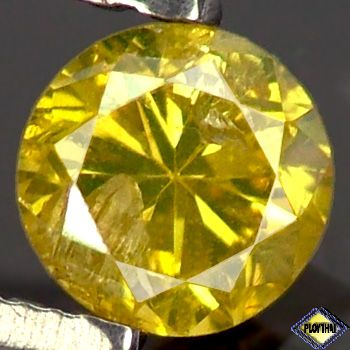 RAVISHING TOP ROUND BRILLIANT YELLOW DIAMOND NATURAL  