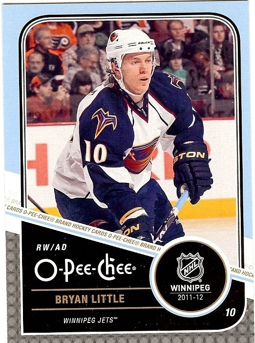 2011 12 Upper Deck O Pee Chee Hockey #278 Bryan Little Jets  