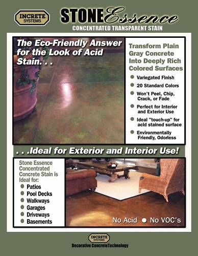 Increte Stone Essence Concrete Stain   1 QT.  