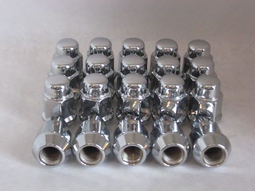 1995 2006 Dodge Stratus Solid CHROME Lug Nuts 15 16 Rim  