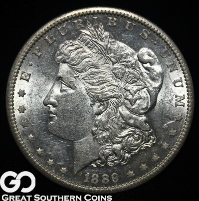 1889 S Morgan Silver Dollar CHOICE UNCIRCULATED ** SEMI KEY DATE 