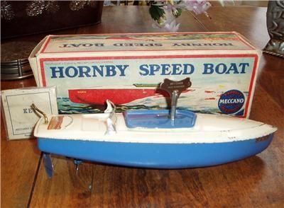 Meccano Erector Hornby No.1 Speed Boat, Hawk Circa, 1936  