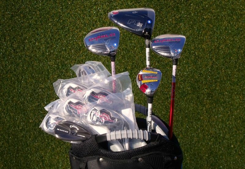 NEW Mens Callaway Big Bertha Reg Flex Complete Set Irons Driver Woods 