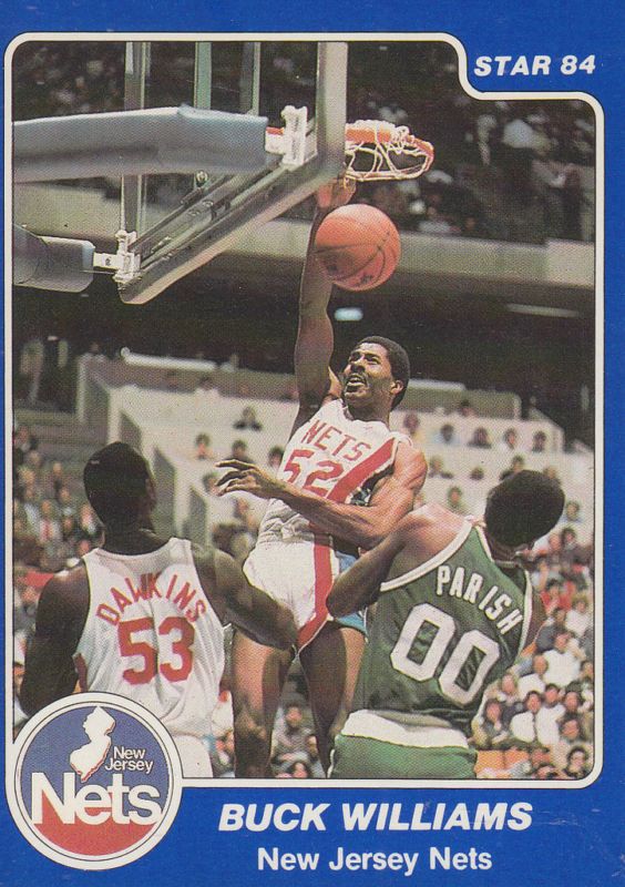 1984 84 85 STAR ARENA #145 BUCK WILLIAMS NJ NETS  