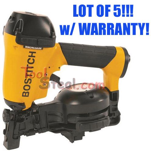 Bostitch RN46 Roofing Nailer  LOT OF 5 w/WARRANTY  