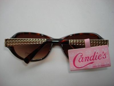 CANDIES JUICY CROWN PRINCESS BROWN GOLD SUNGLASSES NEW  