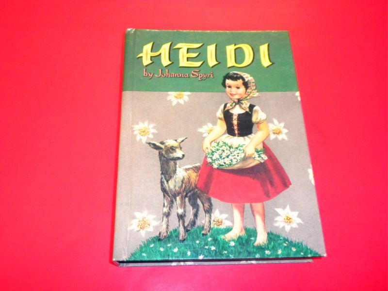 HEIDI Johanna Spyri WHITMAN hardback 1955 vintage  